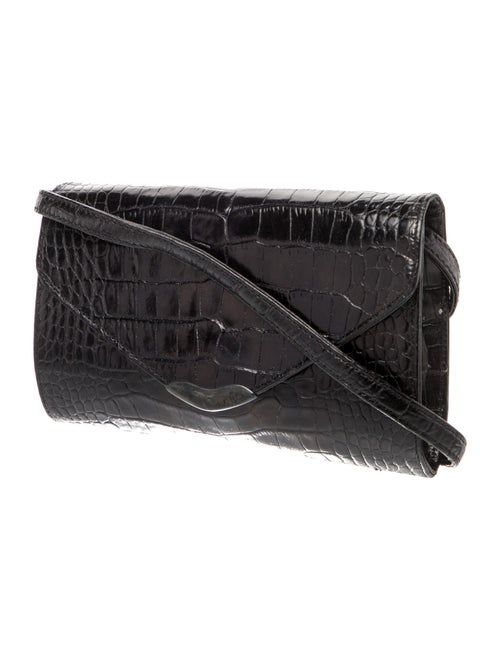 Polo Ralph Lauren Embossed Leather Clutch