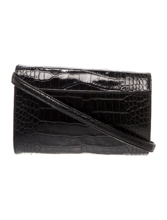 Polo Ralph Lauren Embossed Leather Clutch