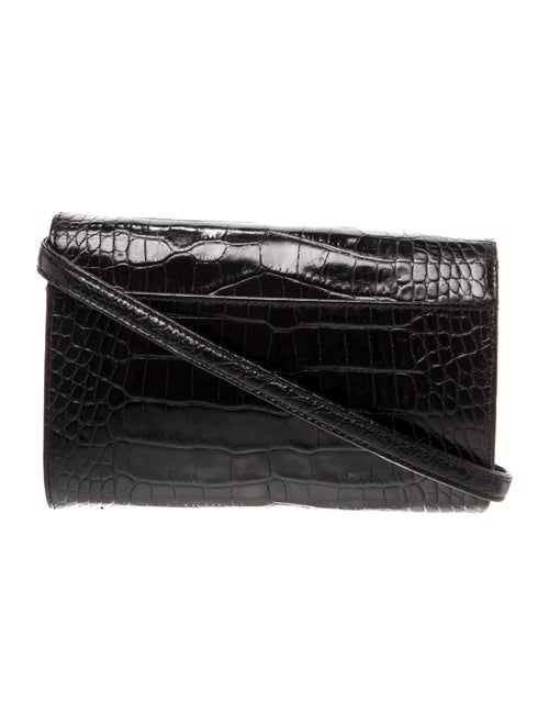 Polo Ralph Lauren Embossed Leather Clutch
