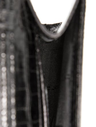 Polo Ralph Lauren Embossed Leather Clutch