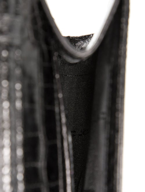 Polo Ralph Lauren Embossed Leather Clutch