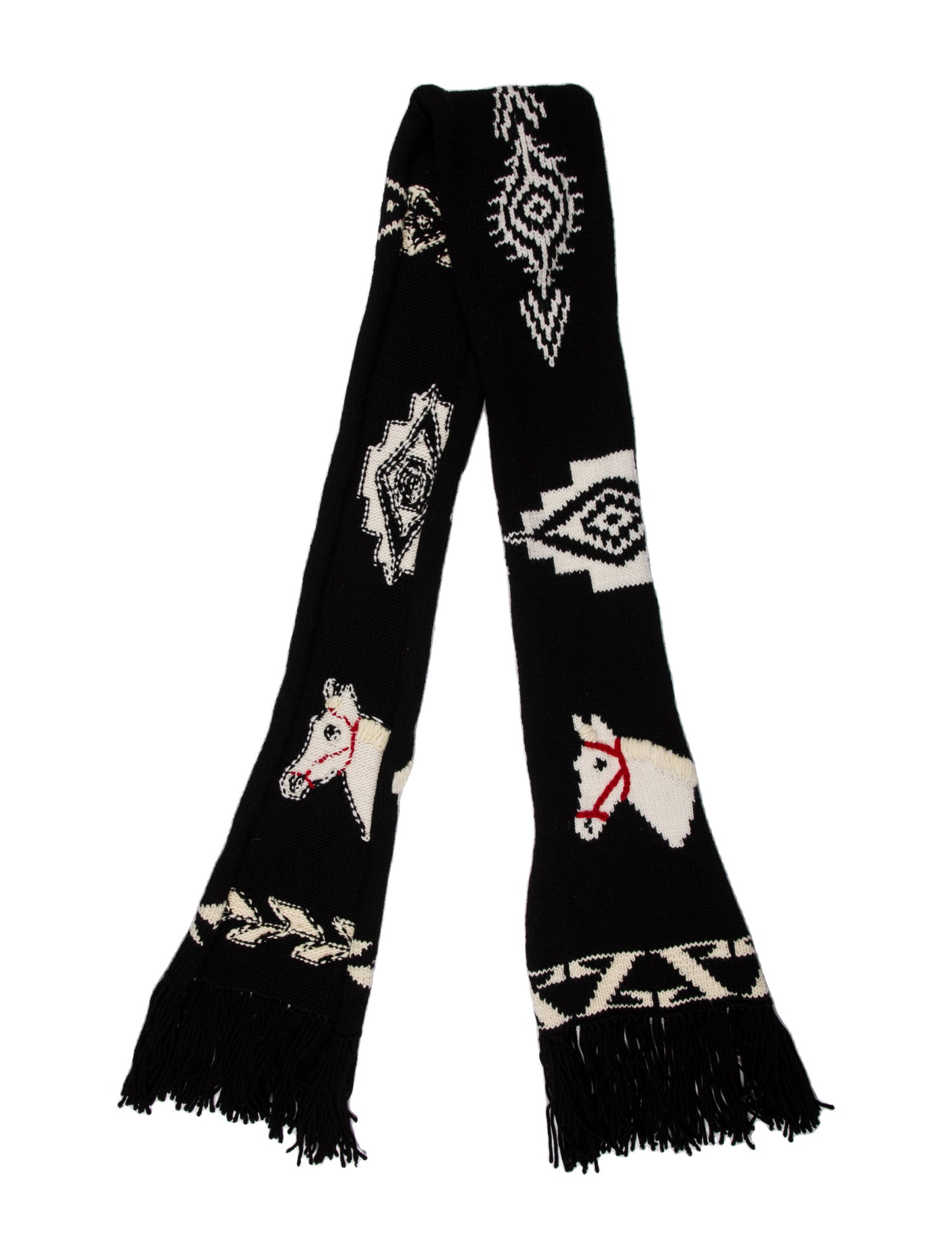 Polo Ralph Lauren Wool Printed Scarf