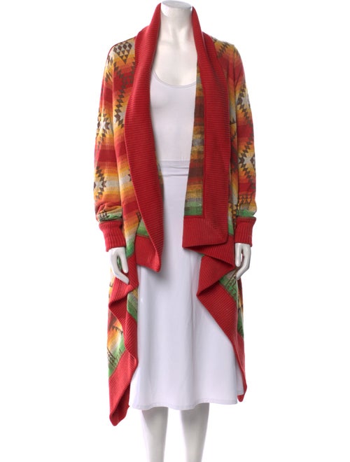 Polo Ralph Lauren Printed Open Front Sweater