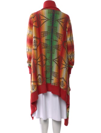 Polo Ralph Lauren Printed Open Front Sweater