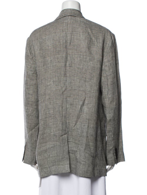 Polo Ralph Lauren Linen Plaid Print Coat