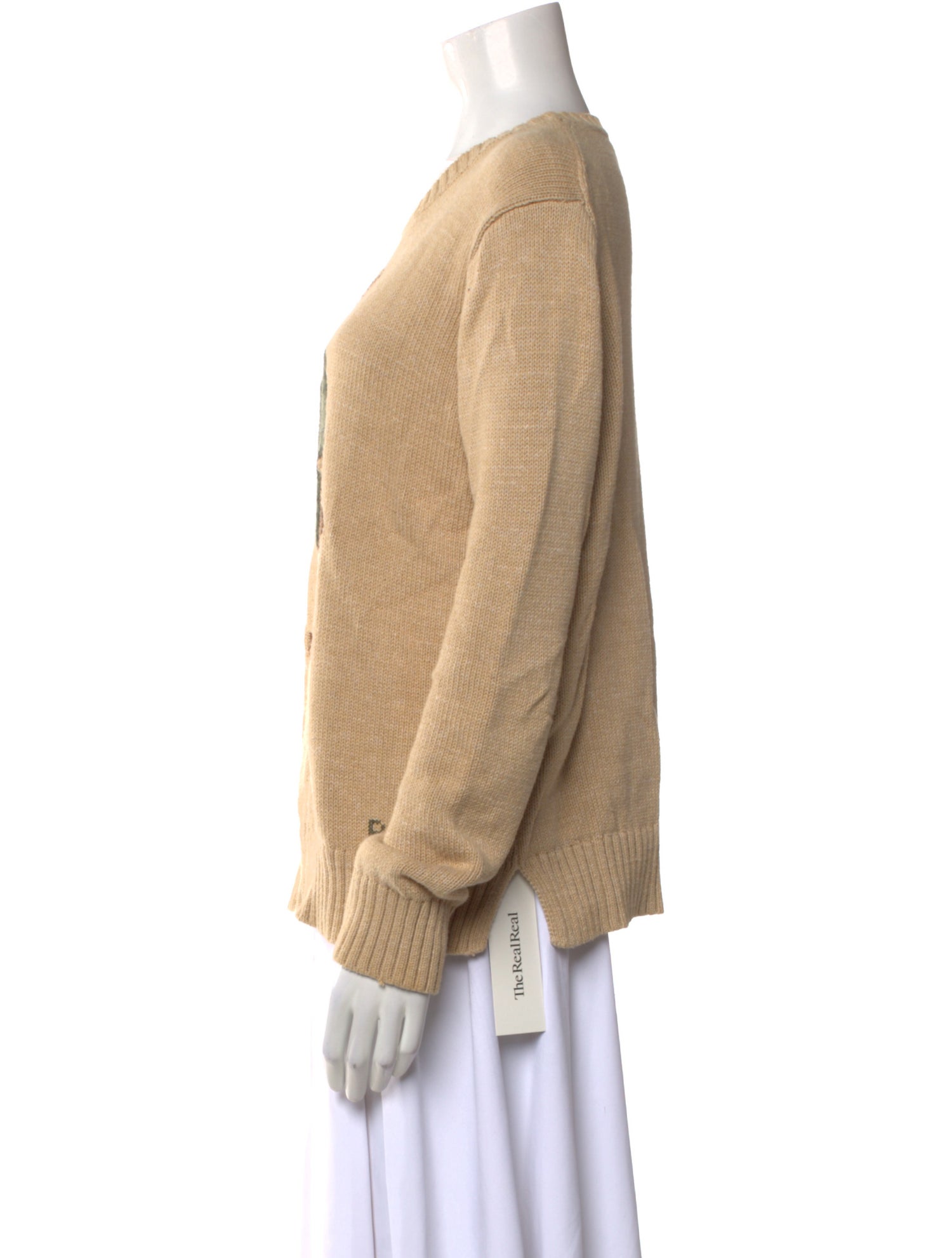 Polo Ralph Lauren Crochet Graphic Print Sweater