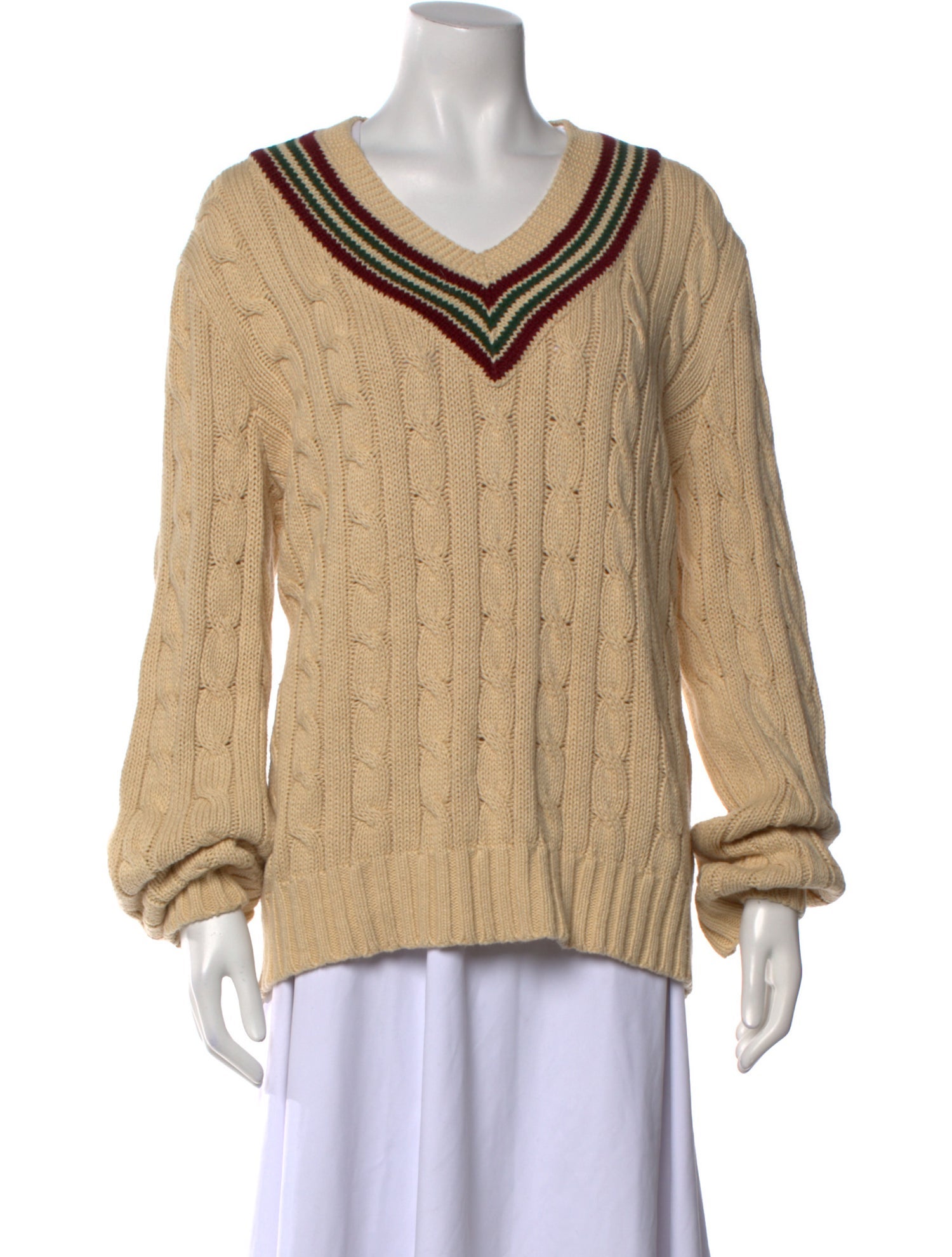 Polo Ralph Lauren Linen Graphic Print Sweater