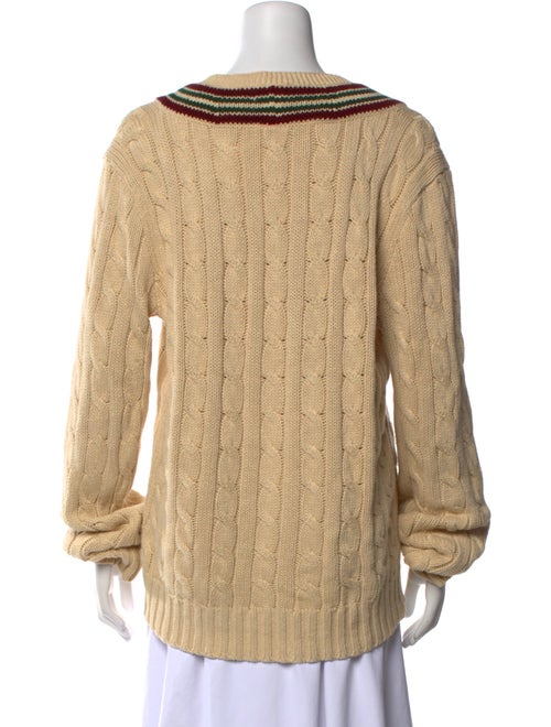 Polo Ralph Lauren Linen Graphic Print Sweater