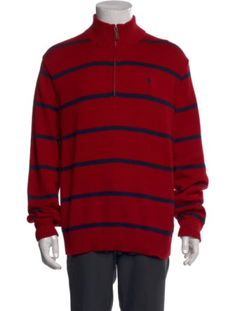 Polo Ralph Lauren Striped Mock Neck Cardigan