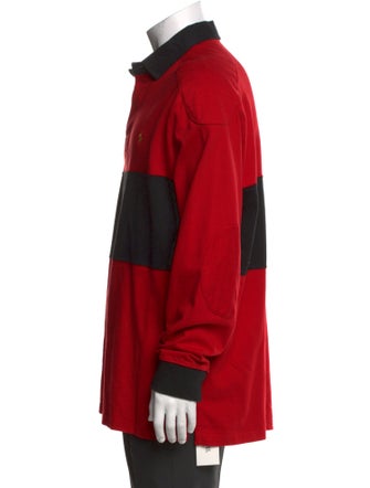 Polo Ralph Lauren Colorblock Pattern Crew Neck Polo Shirt