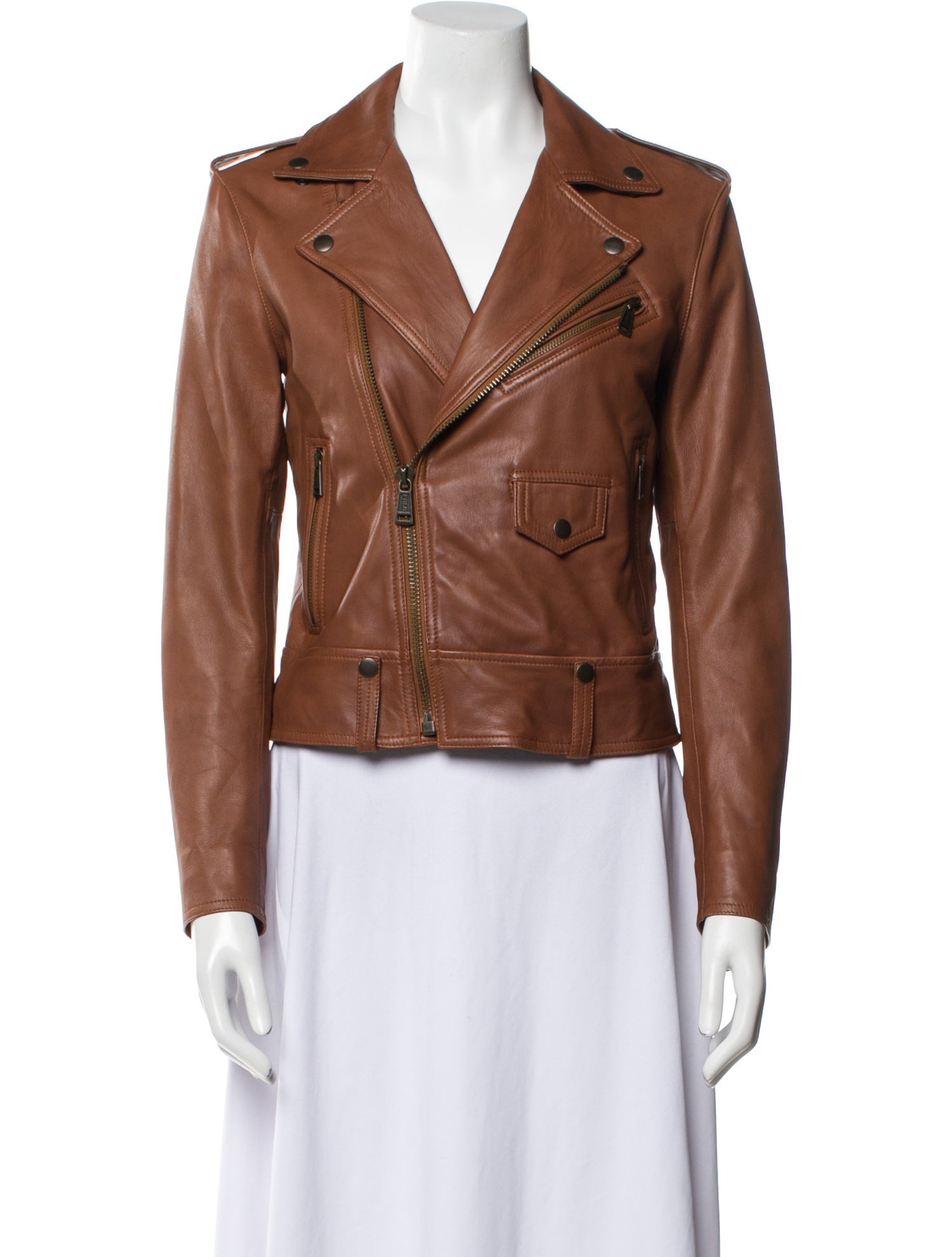 Polo Ralph Lauren Lamb Leather Biker Jacket