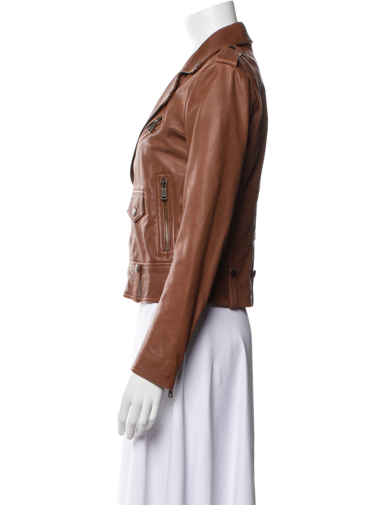 Polo Ralph Lauren Lamb Leather Biker Jacket