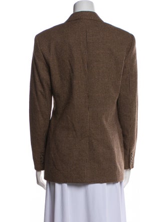 Polo Ralph Lauren Wool Plaid Print Blazer