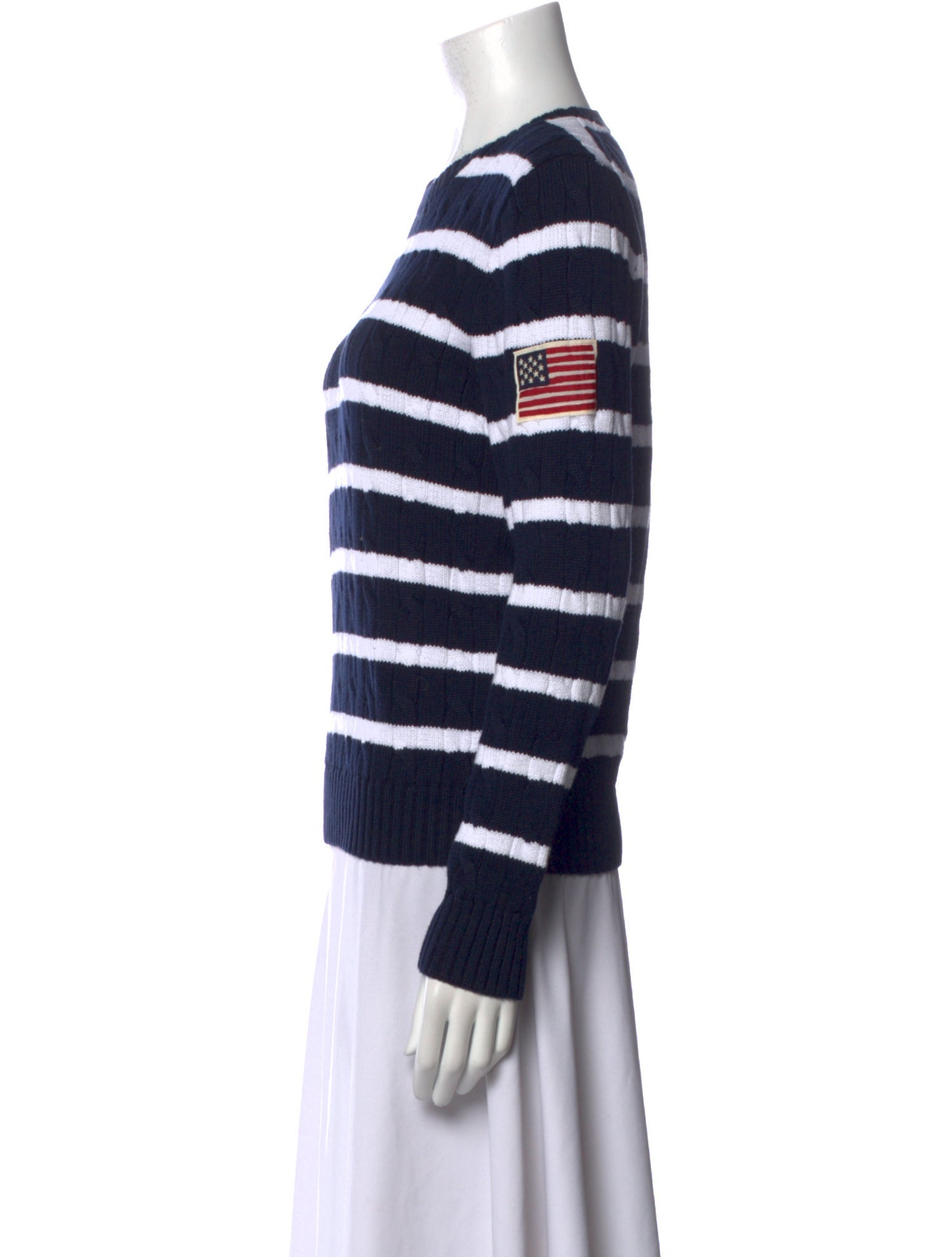 Polo Ralph Lauren Striped Crew Neck Sweater w/ Tags