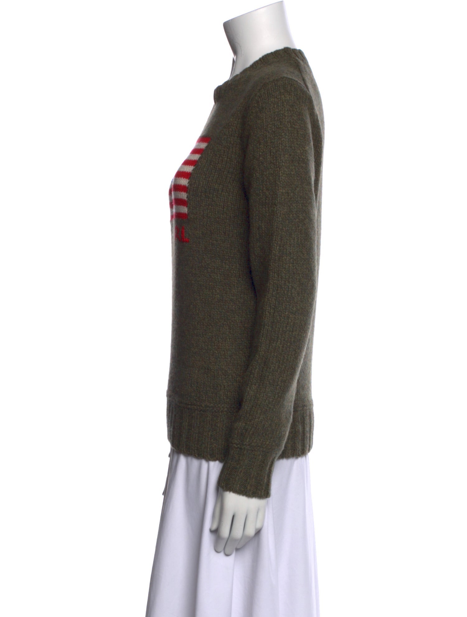 Polo Ralph Lauren Wool Graphic Print Sweater