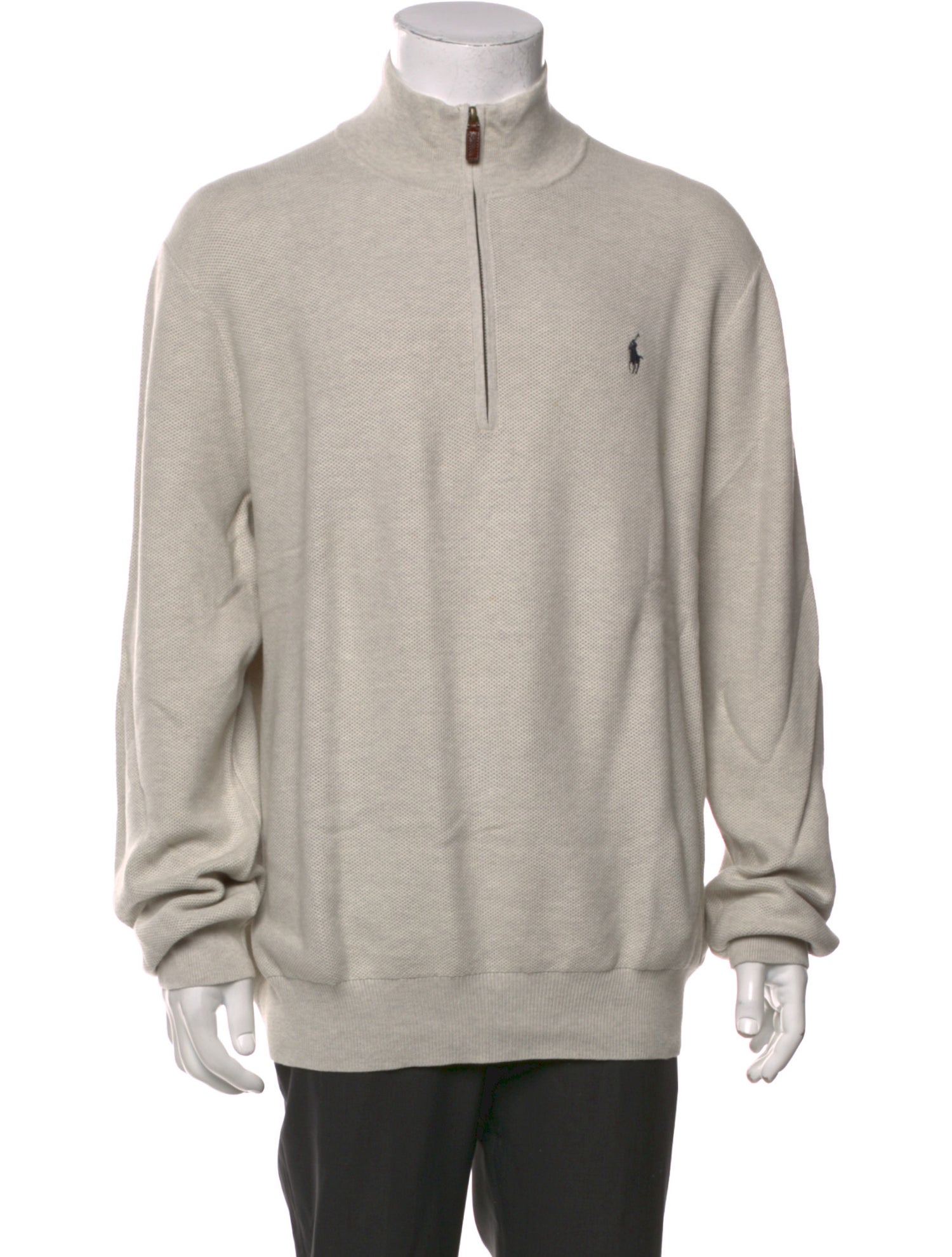 Polo Ralph Lauren Mock Neck Long Sleeve Polo Sweater