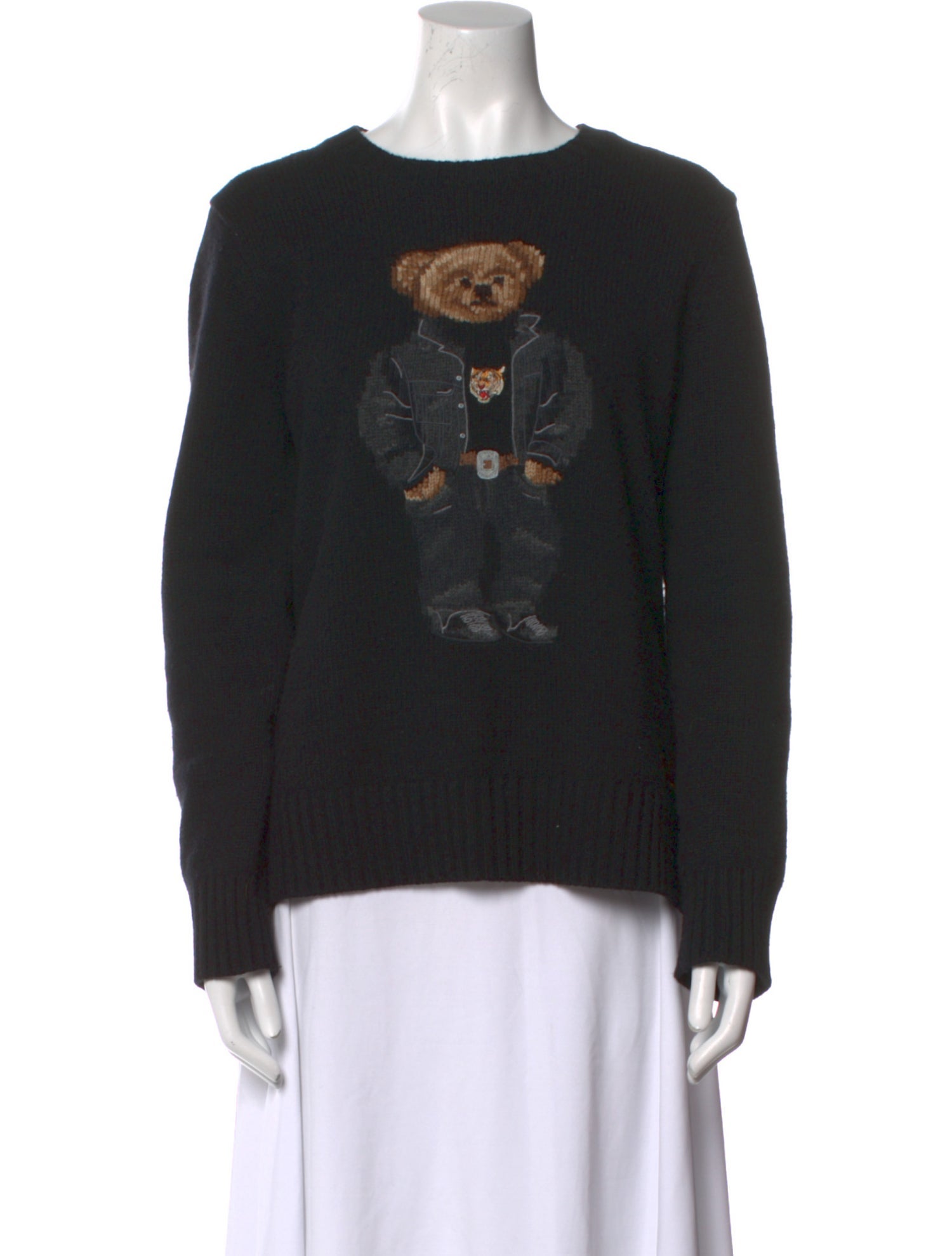 Polo Ralph Lauren Wool Graphic Print Sweater