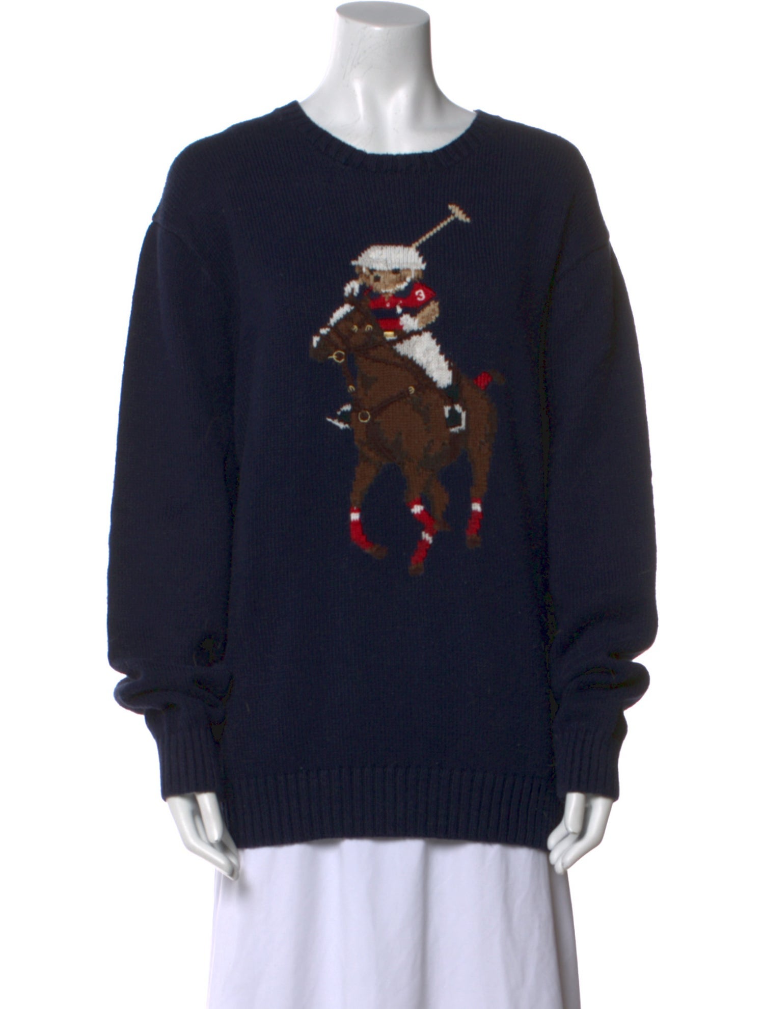 Polo Ralph Lauren Graphic Print Crew Neck Sweater
