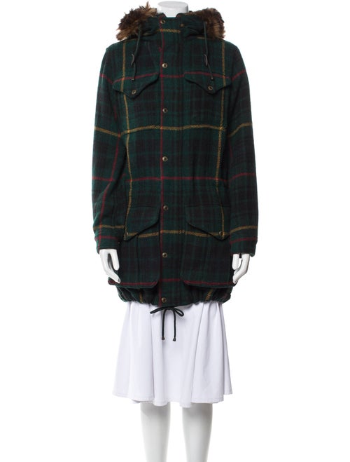 Polo Ralph Lauren Wool Plaid Print Coat