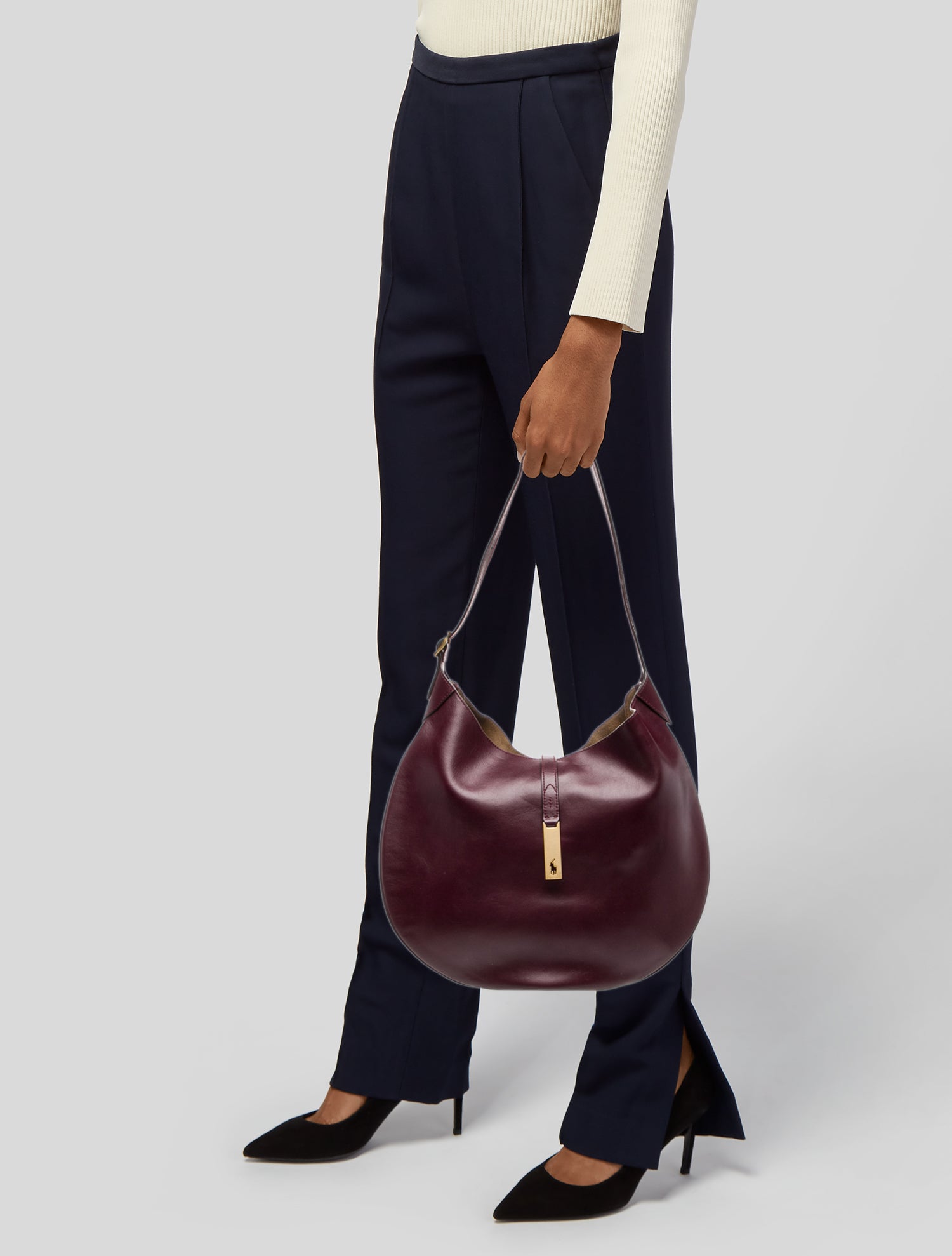 Polo Ralph Lauren Leather Shoulder Bag