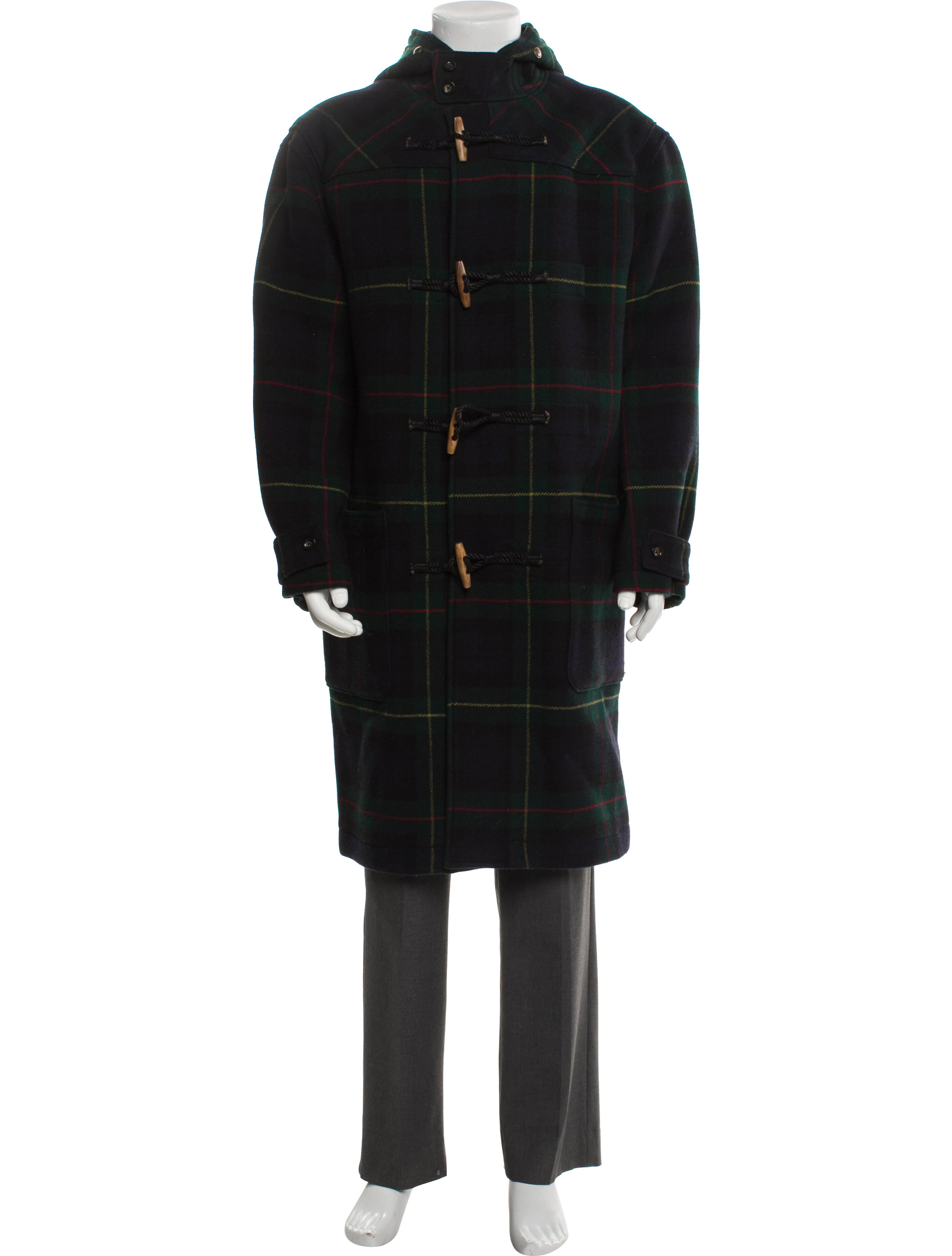 Polo Ralph Lauren Wool Plaid Print Parka