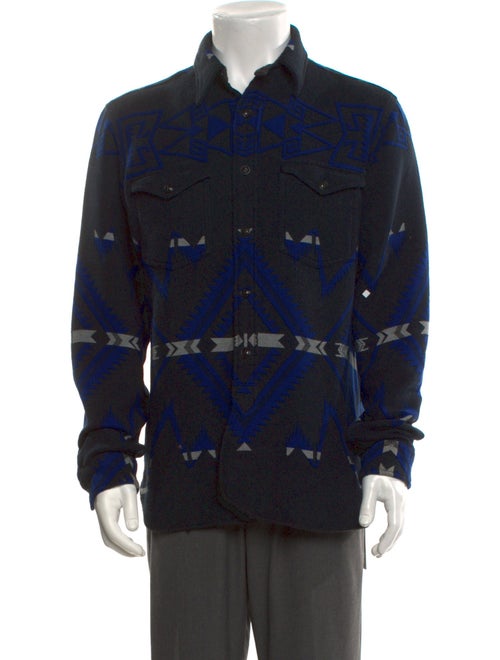 Polo Ralph Lauren Printed Long Sleeve Denim Shirt