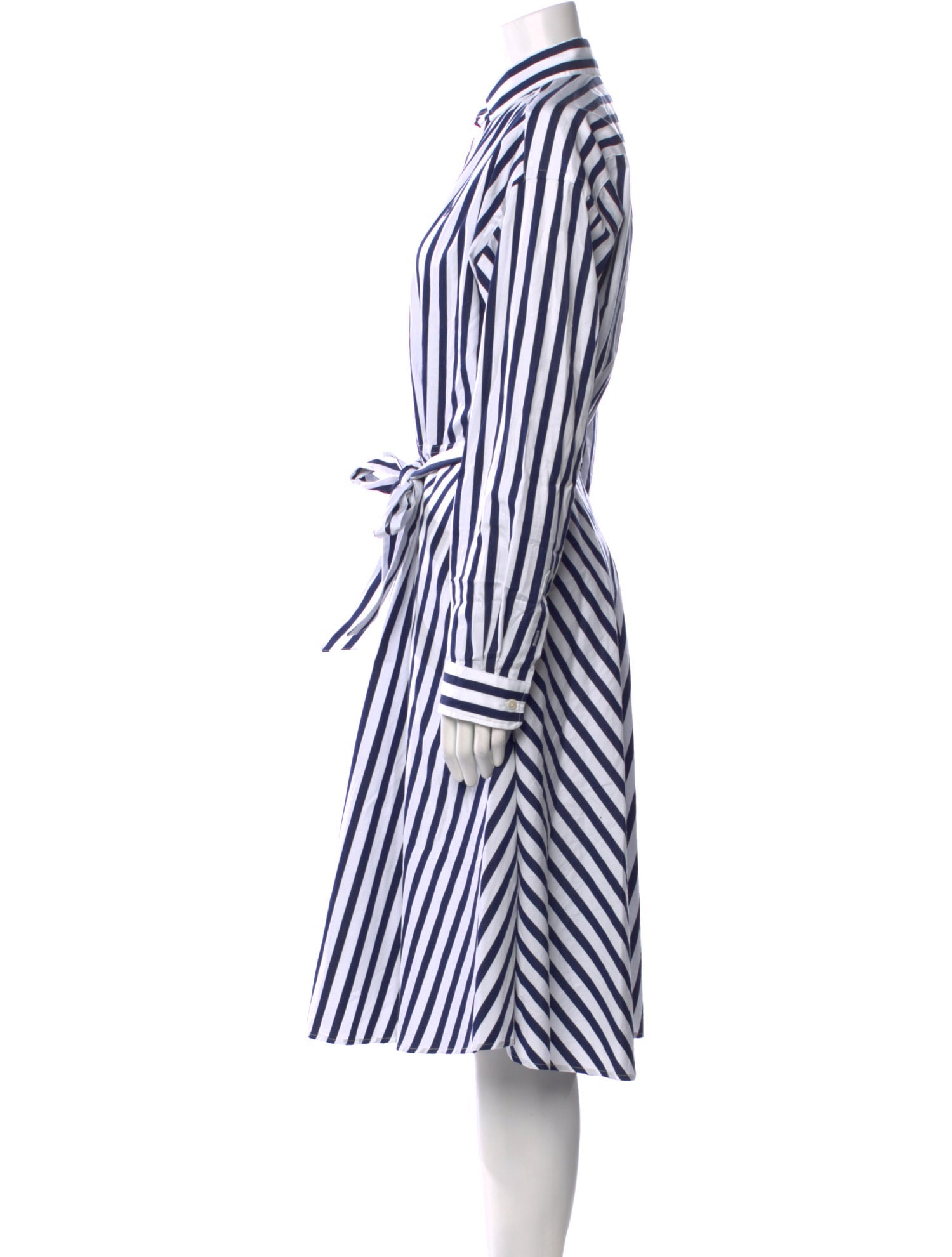 Polo Ralph Lauren Striped Midi Length Dress