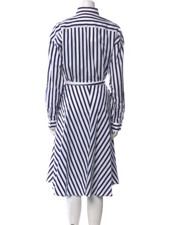 Polo Ralph Lauren Striped Midi Length Dress