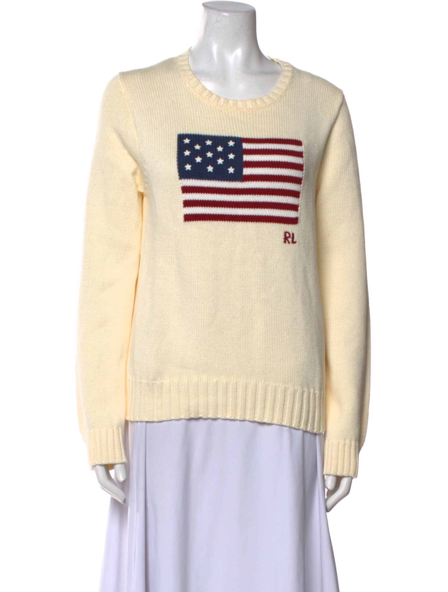 Polo Ralph Lauren Graphic Print Crew Neck Sweater