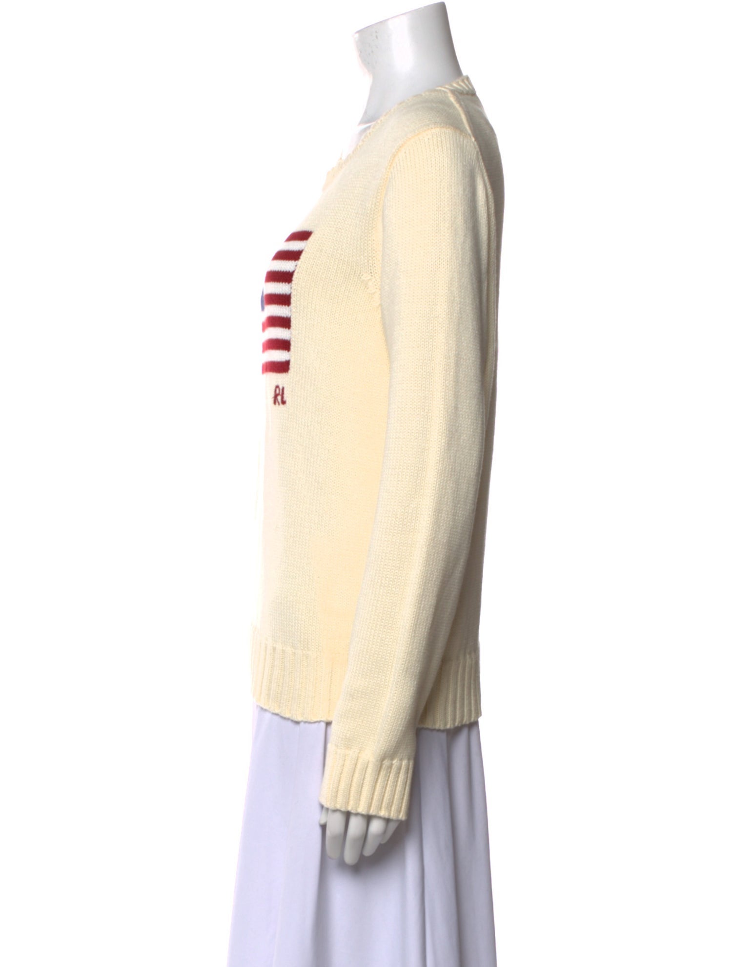 Polo Ralph Lauren Graphic Print Crew Neck Sweater