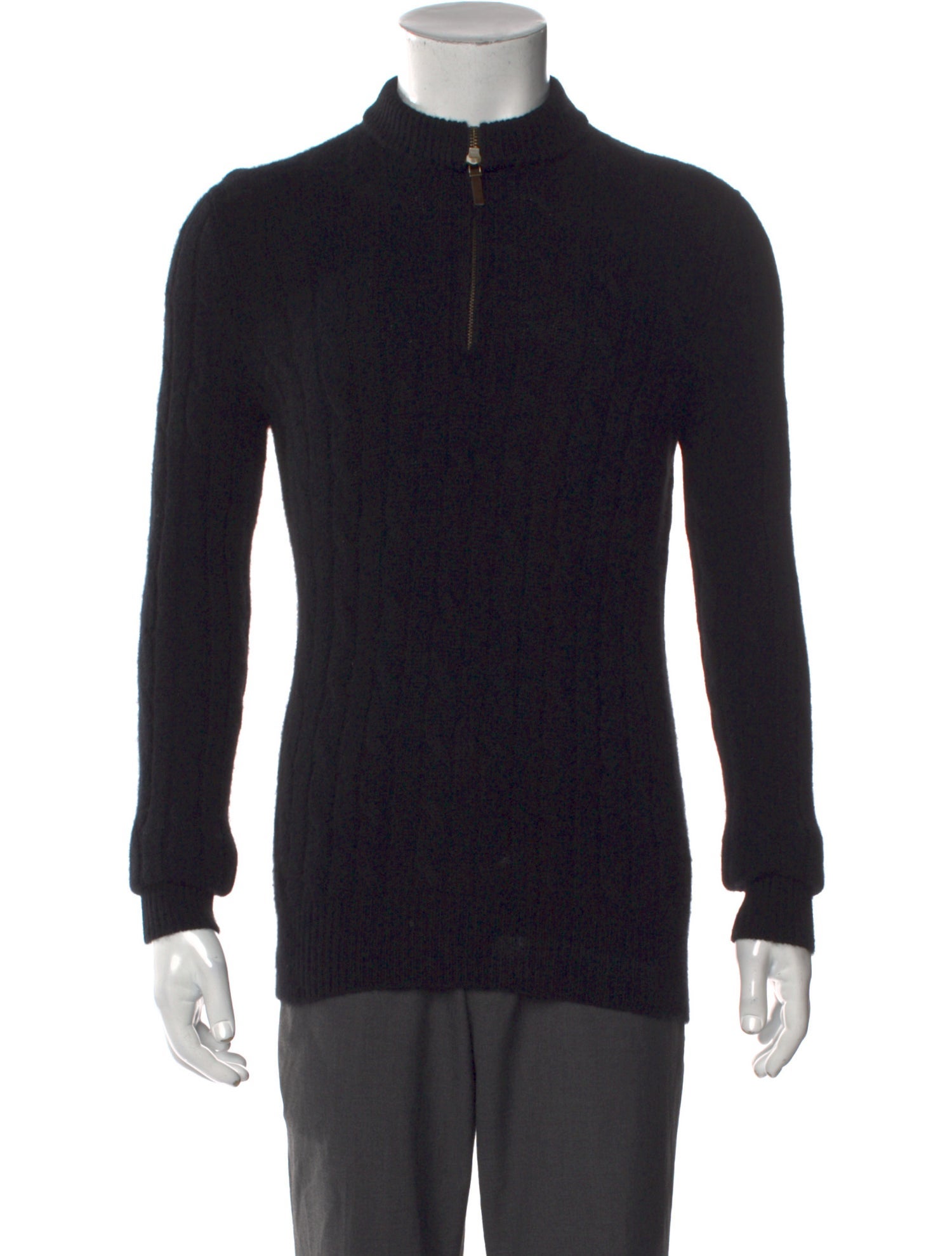 Polo Ralph Lauren Cashmere Mock Neck Polo Sweater