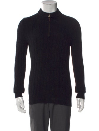 Polo Ralph Lauren Cashmere Mock Neck Polo Sweater