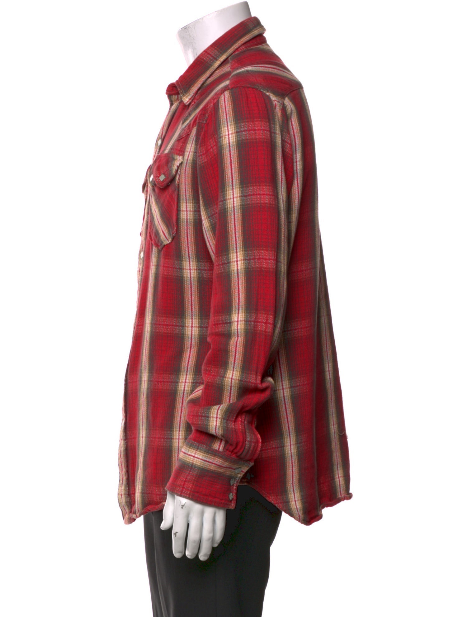 Polo Ralph Lauren Plaid Print Long Sleeve Western Shirt