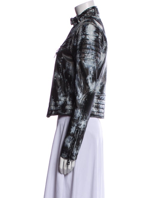 Polo Ralph Lauren Leather Printed Jacket