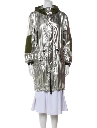 Polo Ralph Lauren Colorblock Pattern Trench Coat