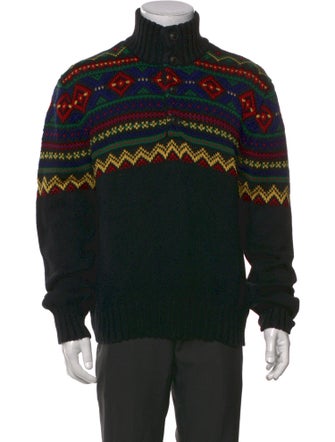 Polo Ralph Lauren Graphic Print Turtleneck Pullover