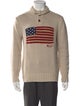 Polo Ralph Lauren Graphic Print Mock Neck Pullover