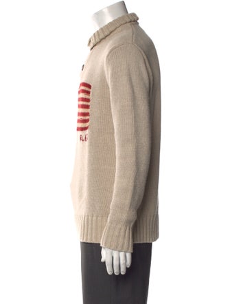 Polo Ralph Lauren Graphic Print Mock Neck Pullover