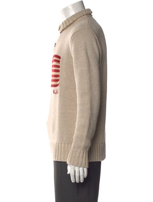 Polo Ralph Lauren Graphic Print Mock Neck Pullover