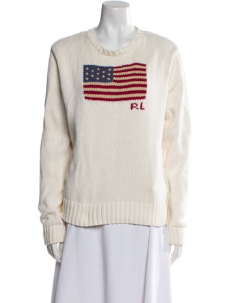 Polo Ralph Lauren Graphic Print Crew Neck Sweater