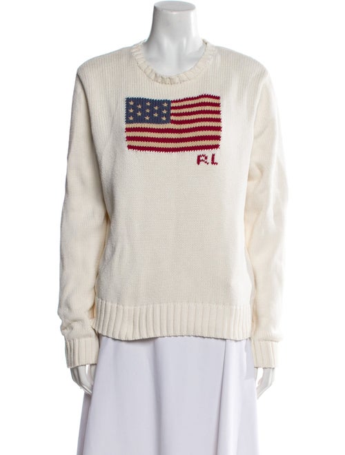 Polo Ralph Lauren Graphic Print Crew Neck Sweater