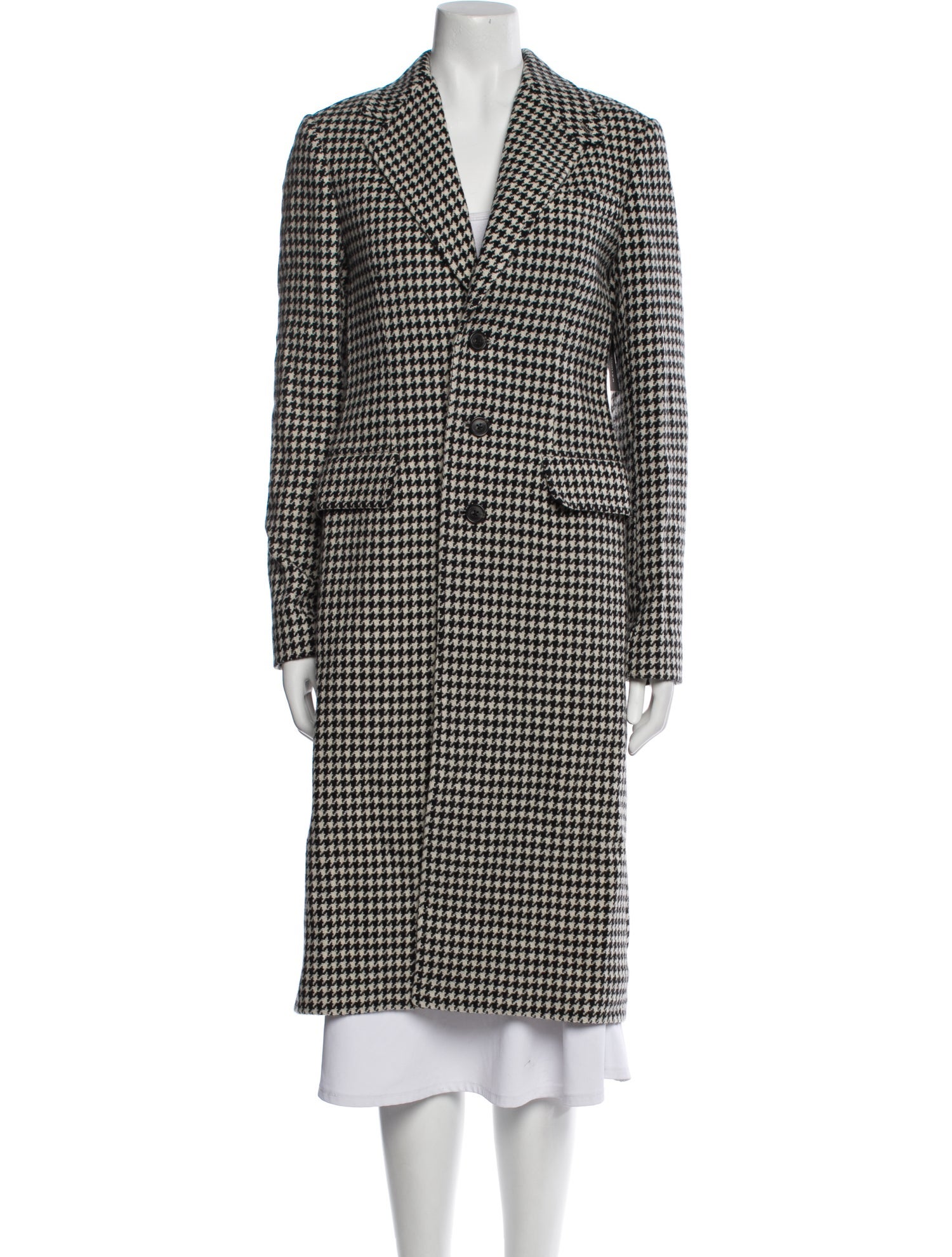 Polo Ralph Lauren Wool Plaid Print Coat w/ Tags