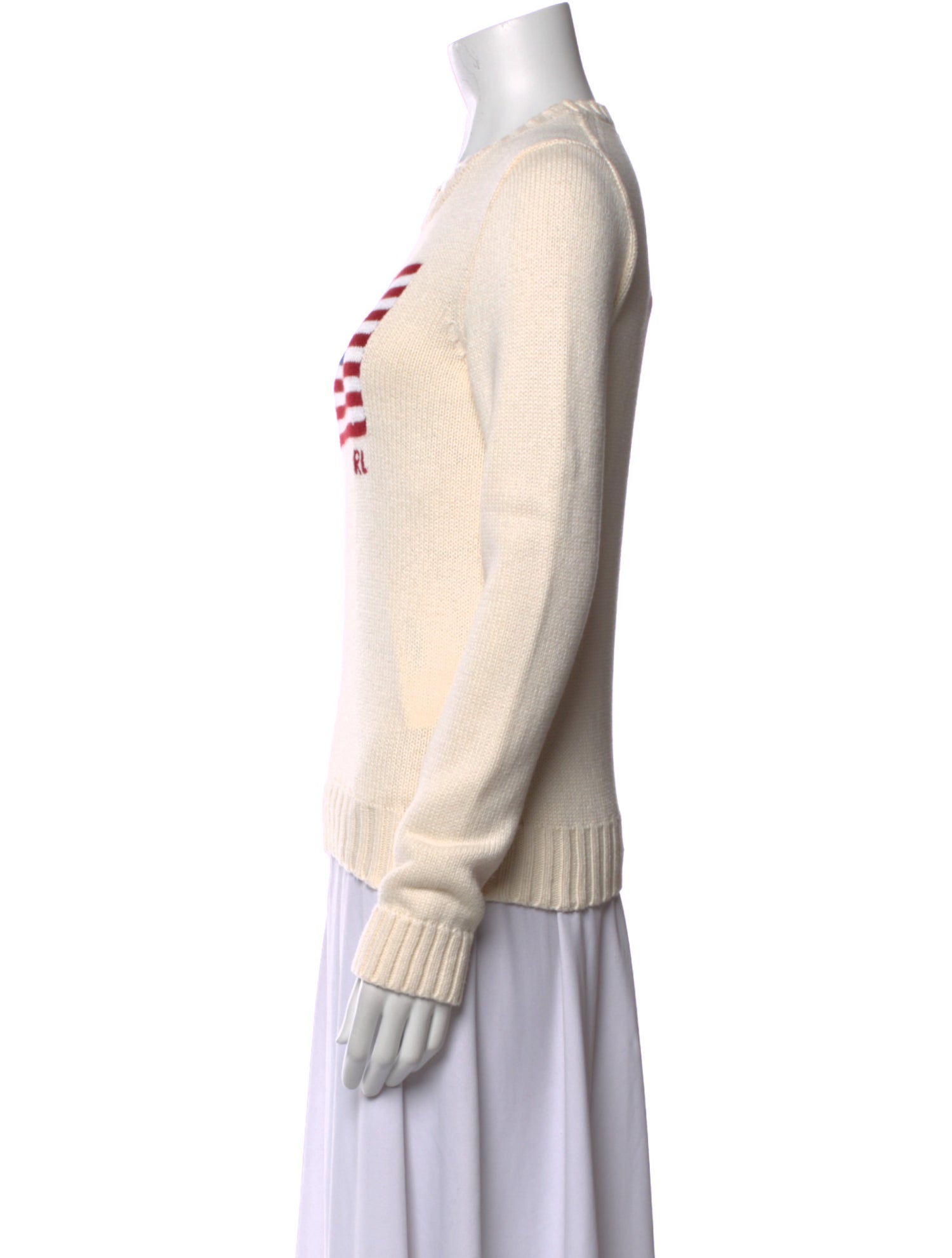 Polo Ralph Lauren Graphic Print Crew Neck Sweater