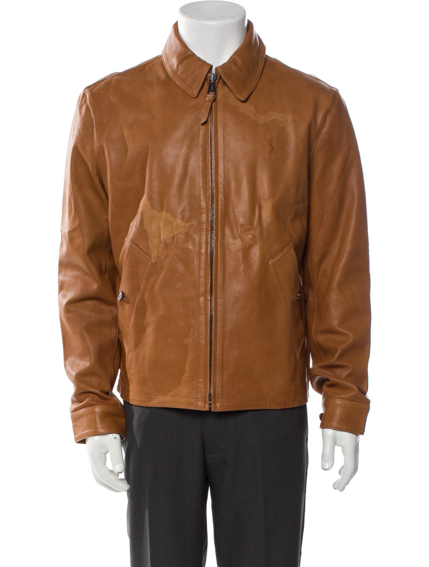 Polo Ralph Lauren Lamb Leather Moto Jacket