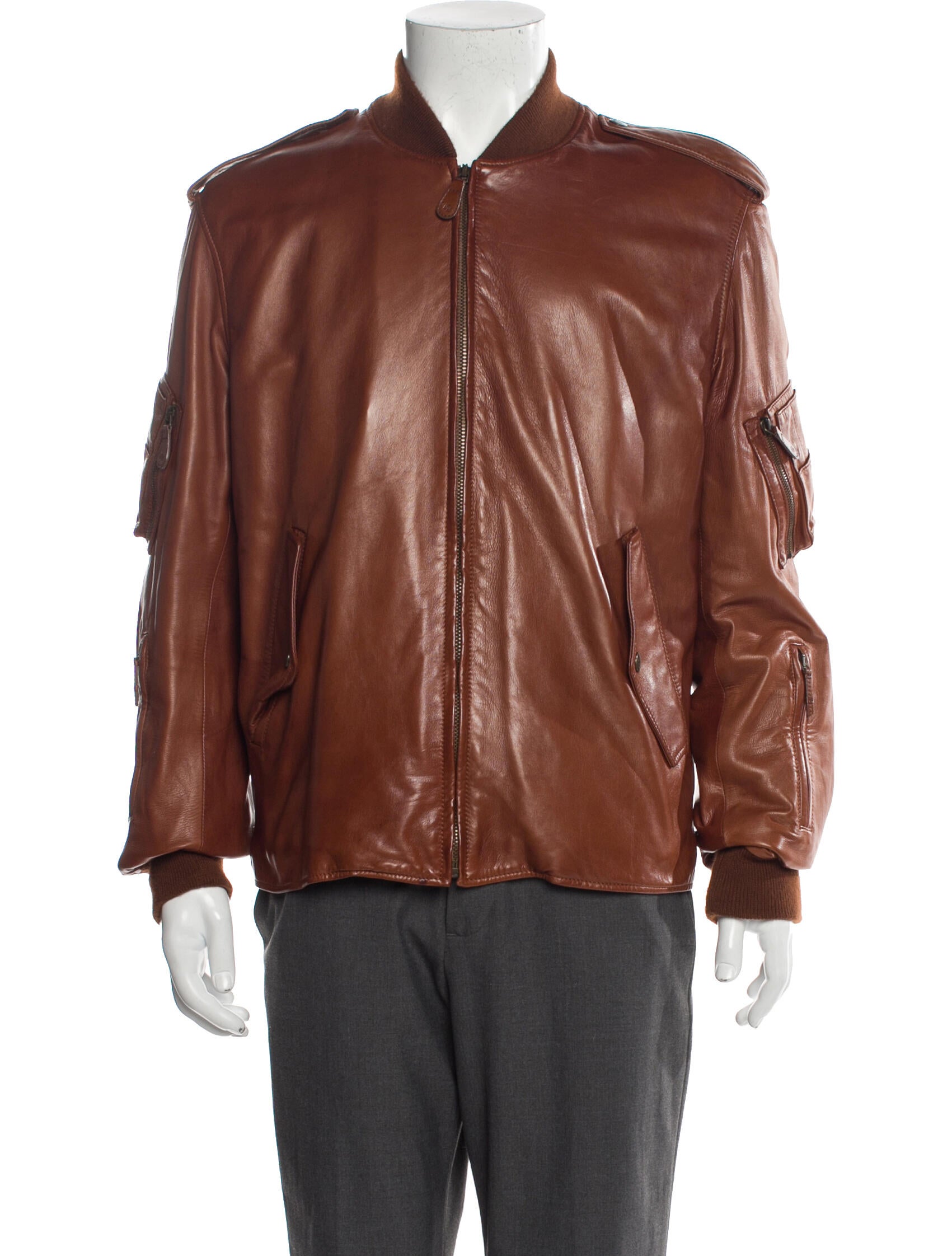 Ralph Lauren Lambskin Bomber Jacket w/ Tags