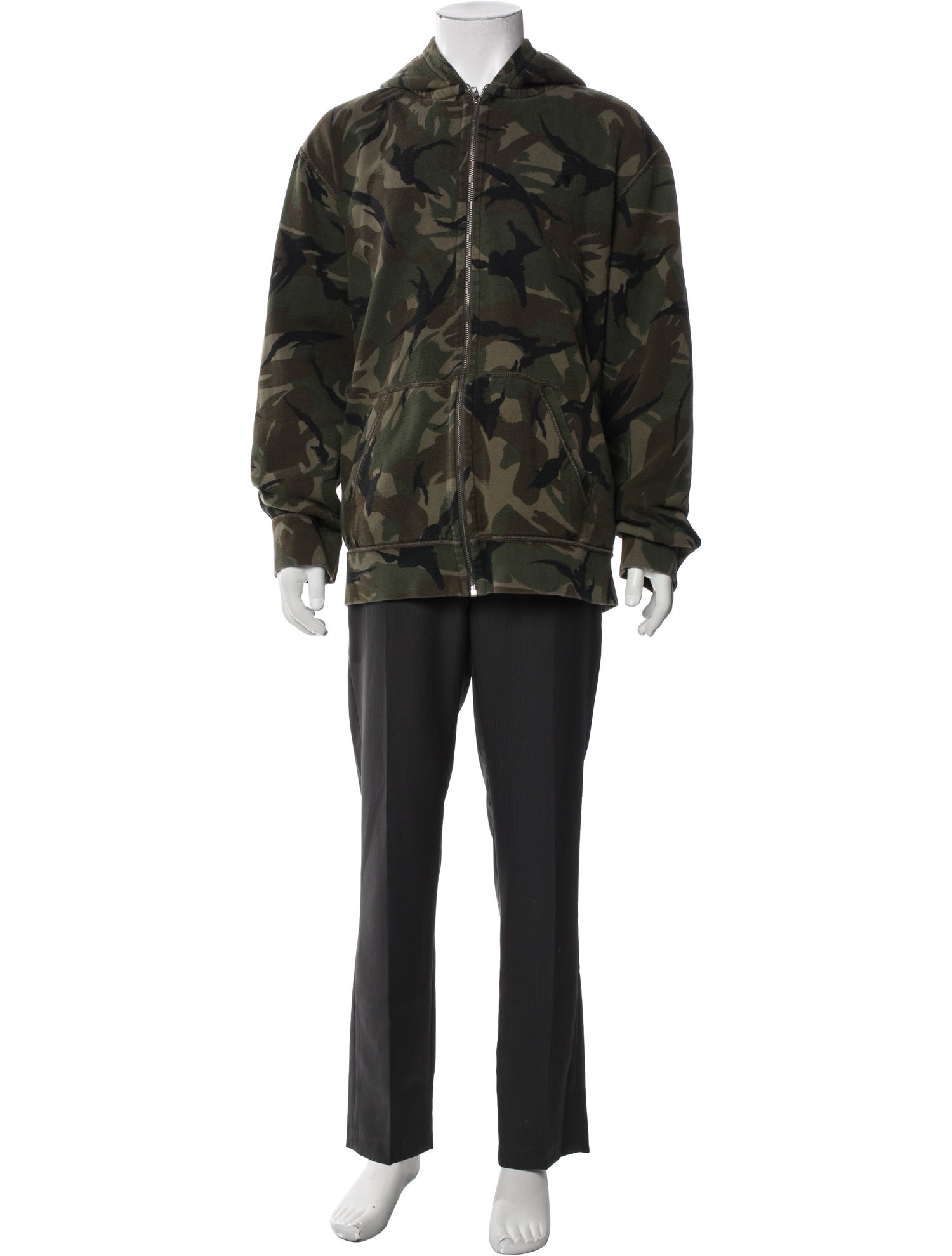 Polo Ralph Lauren Camouflage Print Crew Neck Hoodie