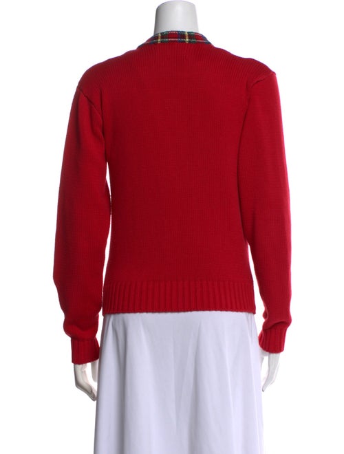 Polo Ralph Lauren Graphic Print V-Neck Sweater