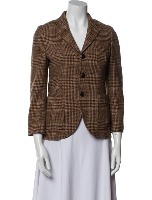 Polo Ralph Lauren Wool Plaid Print Blazer