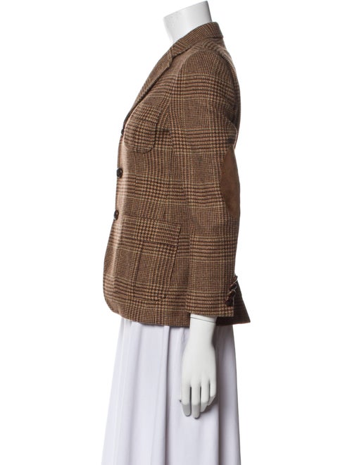 Polo Ralph Lauren Wool Plaid Print Blazer