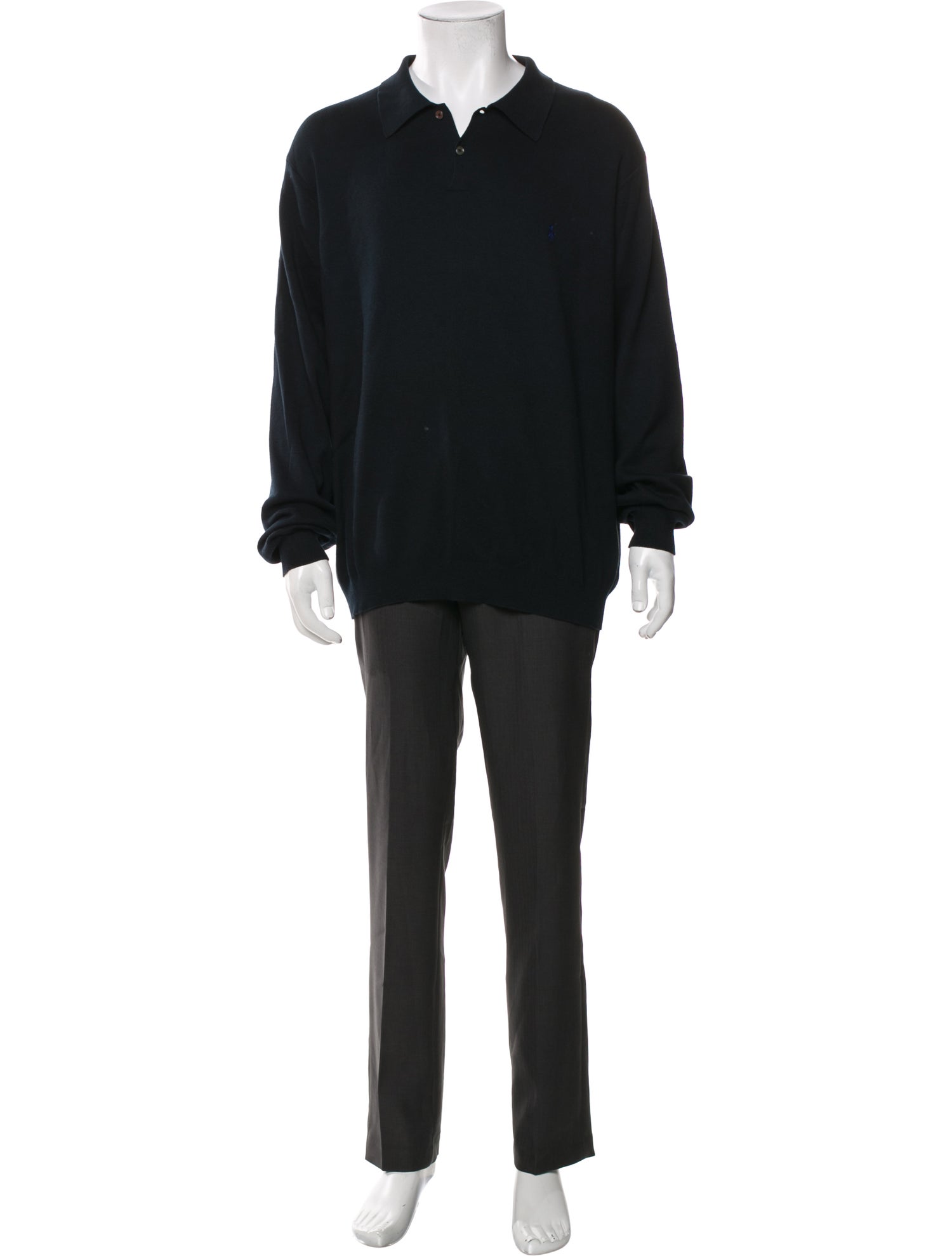 Polo Ralph Lauren Crew Neck Long Sleeve Polo Shirt